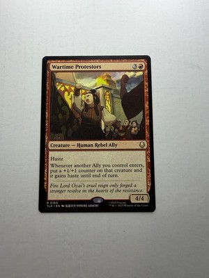 Wartime Protestors NM Avatar: The Last Airbender Magic The Gathering Mtg NM