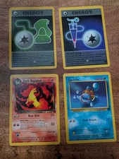 Team Rocket Set - 4 Card Lot - 2000 WOTC Pokemon - Squirtle/ Dark Rapidash - MP