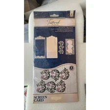 Tattered Lace Screen Card Metal Die Set