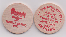 CCA Issued Wooden Nickel 5th Convention 1997