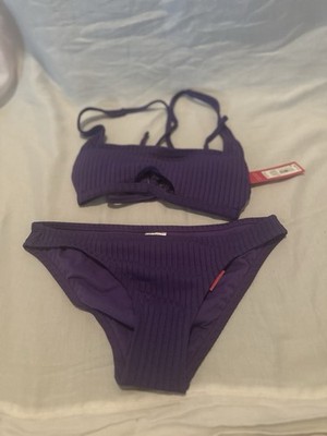 Xhilaration Purple Cheeky Bikini Small 2 Piece Swim Suit