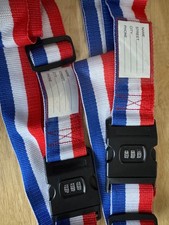 2pcs Adjustable Luggage Straps Combination Safety Suitcase Travel Baggage Belts