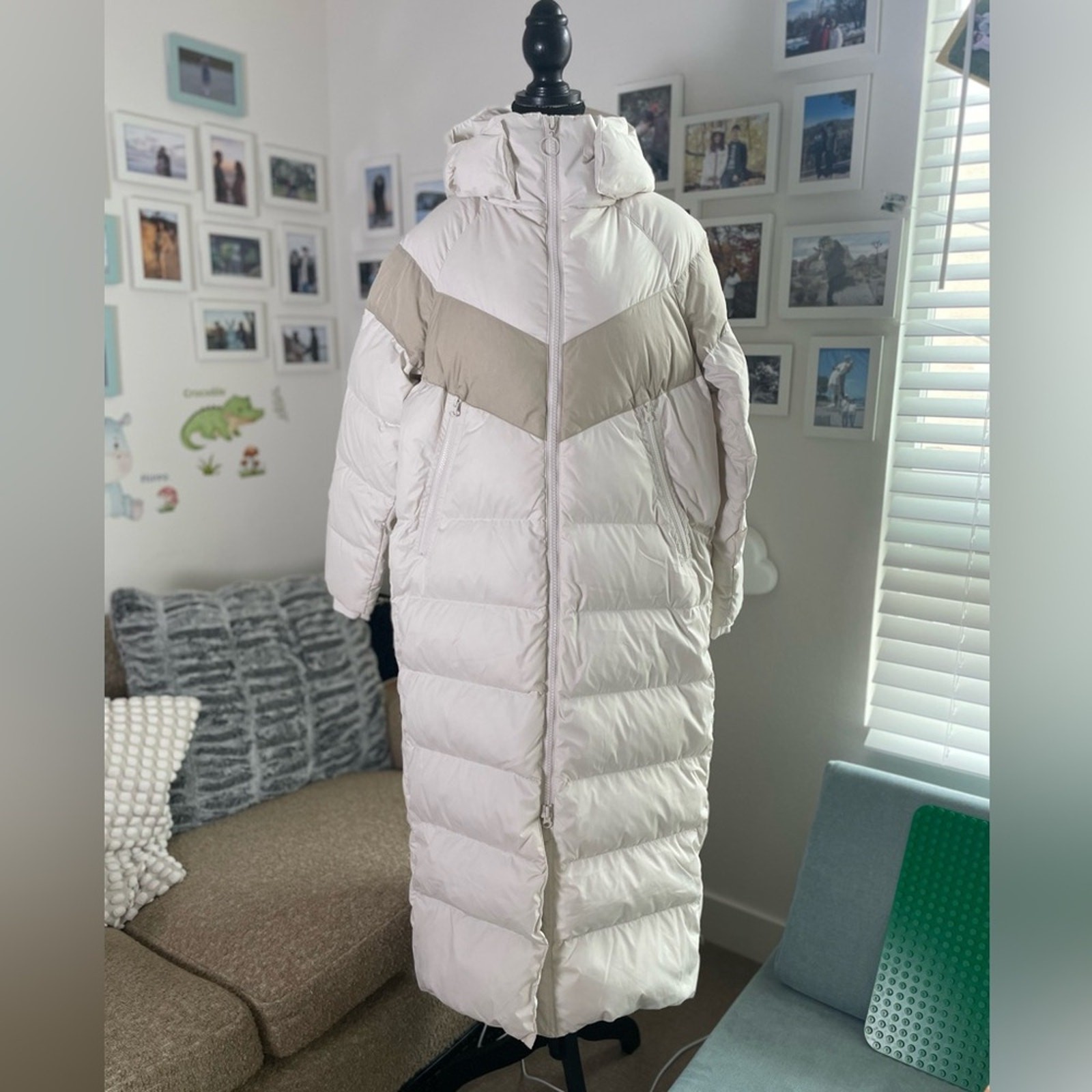 SACAI X NIKE Cappotto lungo imbottito piumino Nike donna sportivo