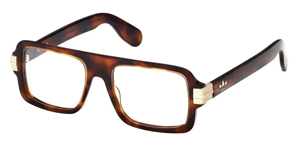 Armação de óculos Adidas OR5114 052 quadrado aviador tartaruga óptica 5-17-1453 - Imagem 2 de 4