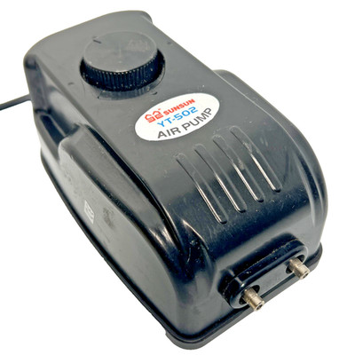 Sunsun YT-502 Aquarium Air Pump . 2 Air Outlets. Ready to ship. Order now