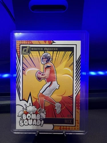 2024 Panini Donruss - Bomb Squad Bo Nix #27 (RC)
