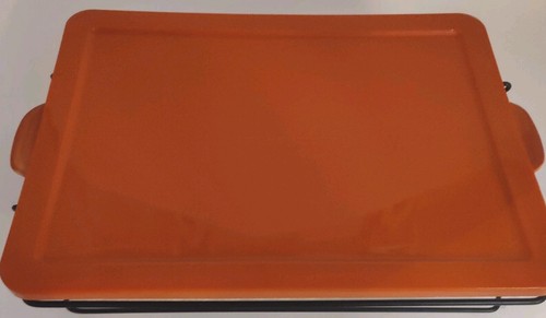 Temp Tations Old World Orange Spice, Ovenware 3 Each Baker,Cover,Rack. Mint 223G - Picture 3 of 17