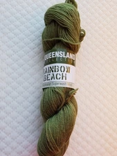Rainbow Beach Yarn Queensland Collection 100% Wool Sport Weight Superwash Olive