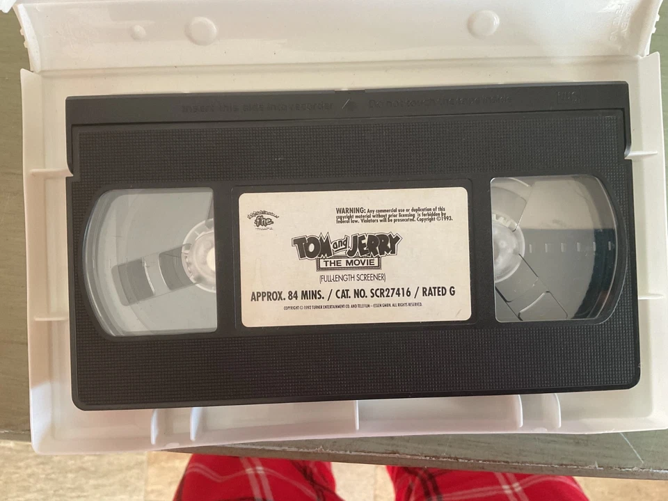 Tom and Jerry The Movie 1993 Screener VHS, HTF, Rare Full Length Screener - Image 3 of 3