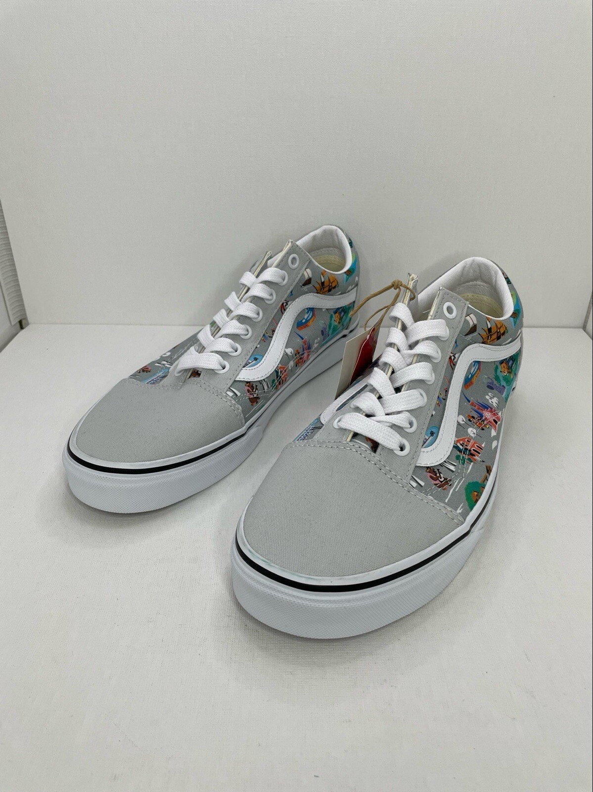 VANS Old Skool Disney 50th Anniversary Walt Disney World Map Sneakers Mens Size 10 New