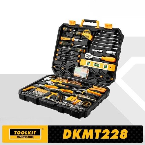 228Pcs Socket Wrench Auto Repair Tool Combination Mixed Tool Set Hand Tool Kit - Picture 1 of 13