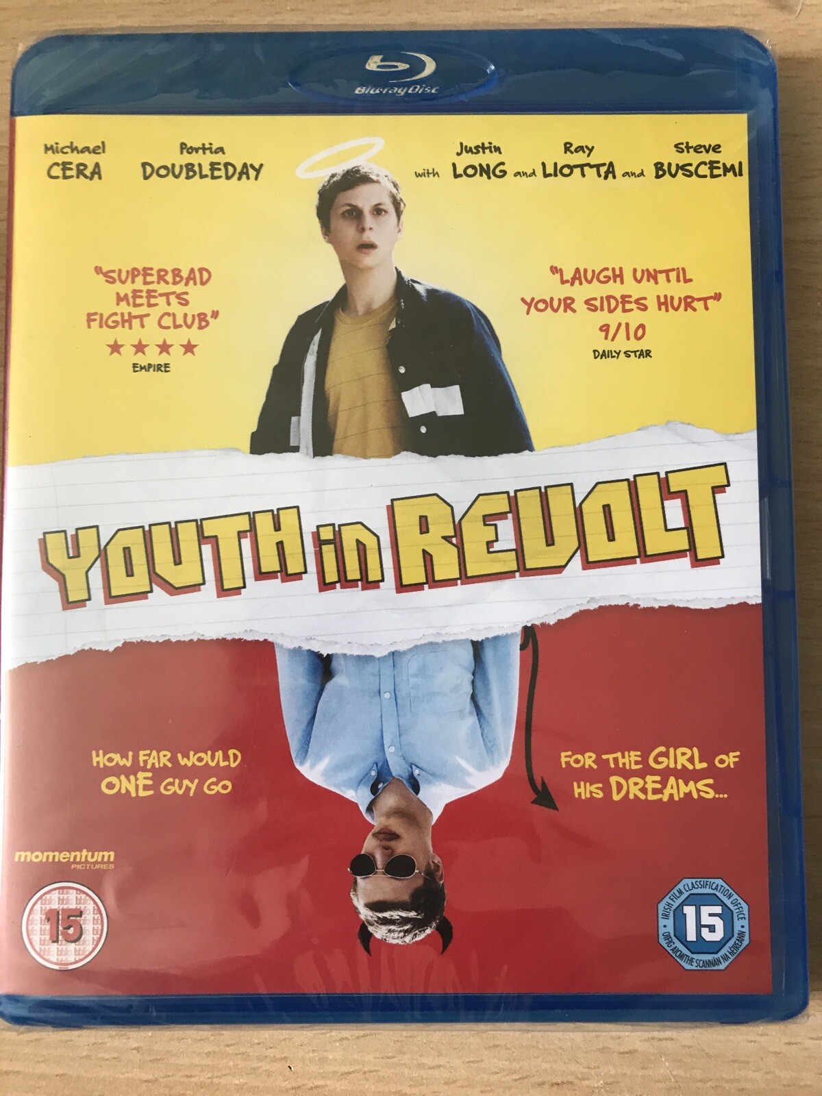 BNS Youth in Revolt Blu Ray Michael Cera Cert 15