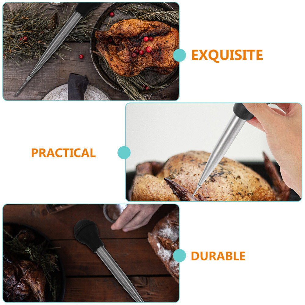 Stainless Steel BBQ Injection Kit Stainless Steel Baster Injector