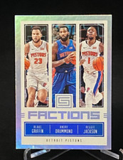 2018-19 Panini Status Factions #21 Blake Griffin, Drummond, Jackson - Detroit