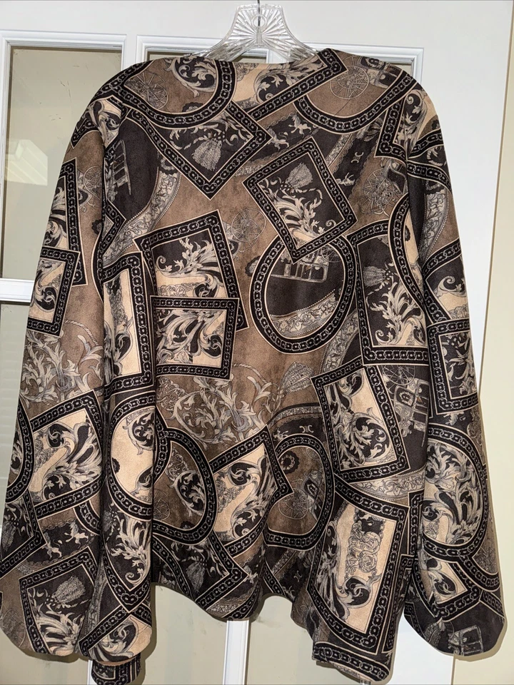 Chaqueta Marca Slinky Talla 2X Diseño Arte Francés Viaje Forrada Embalable Foto 3 de 3