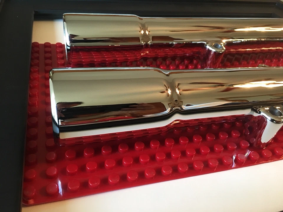 HORQUILLA CROMADA CLÁSICA HARLEY 2011-17 SOFTAIL SLIM HERITAGE FAT BOY INTERCAMBIO DE EQUIPOS ORIGINALES Foto 3 de 4