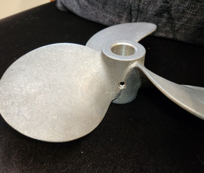 NEW 10'' Diameter Mixing Propeller with 1'' Bore 2 - Set Screws 3lbs 14oz