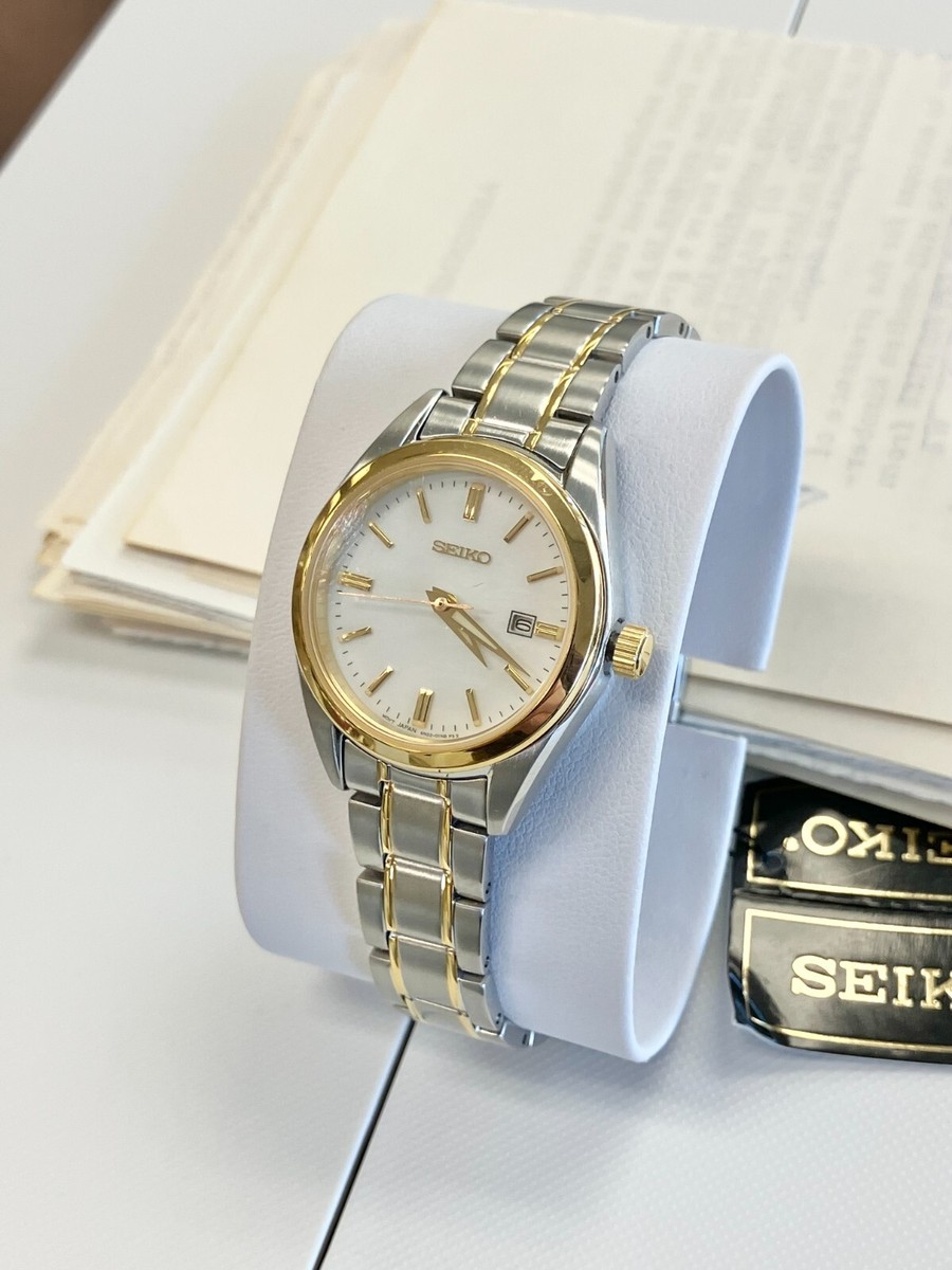 アナログ腕時計 SEIKO | Quartz White Dial Two-tone Ladies Watch SUR636P1 Seiko Quartz White Dial Two-tone Ladies Watch SUR636P1