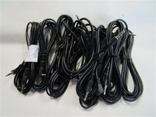 INSTALL BAY IB3.5MM MALE RIGHT ANGLE / STRAIGHT AUDIO CABLE SET OF 10 6 1/2'