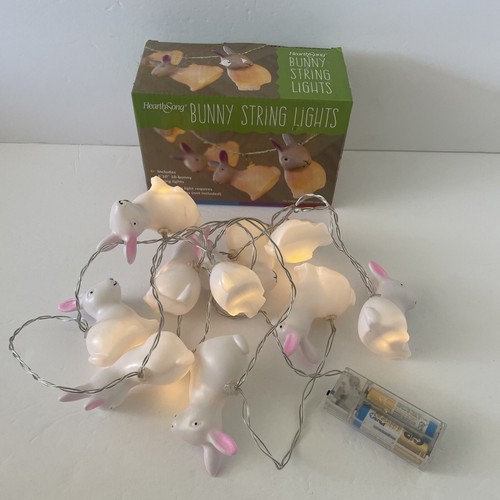 HearthSong Bunny Rabbit String Lights