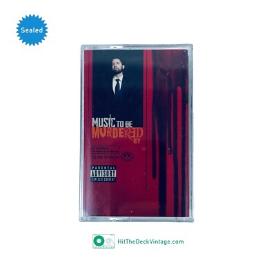 Eminem - Music To Be Murdered By Cassette Tape (2020) Black Tape Hip Hop SEALED