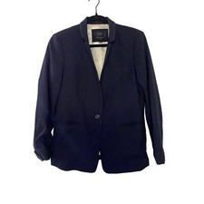J. Crew Navy Regent blazer in wool flannel sz 10