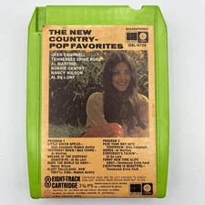 The New Country-Pop Favorites - Restored Quad 8 Track Tape - New Pad & Splice