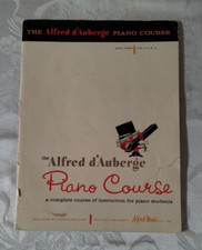 The Alfred d Auberge Piano Course Lesson Book 3 Vintage 1956 Practice Songbook