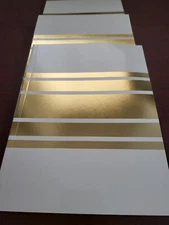 3 Jot Notebooks Journals Writing Lined Paper 60 6 x 8" Sheets Each Tablet   Gold