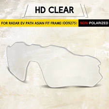 HD Clear Replacement Lenses for Oakley Radar EV Path AF OO9275, No Polarized