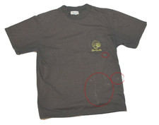 Vintage Reebok Basketball Pocket Short Sleeve T-Shirt Men's Size Medium M Brown