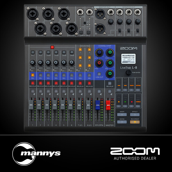 ZOOM LiveTrak L-8 （Zoom LiveTrak L-8 Digital Podcast Mixer 