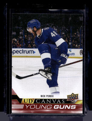 2022-23 Upper Deck #C384 Nick Perbix UD Canvas Young Guns Lightning