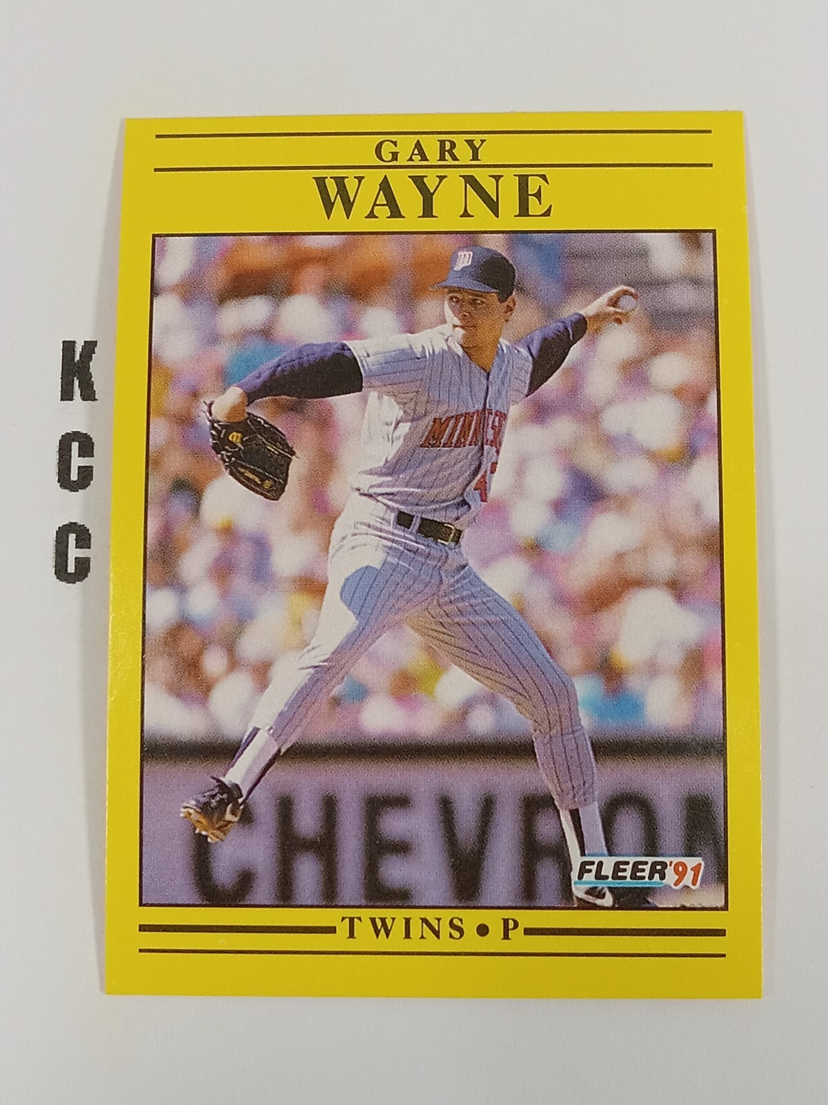 1991 Fleer MLB Baseball Minnesota Twins #626 Gary Wayne