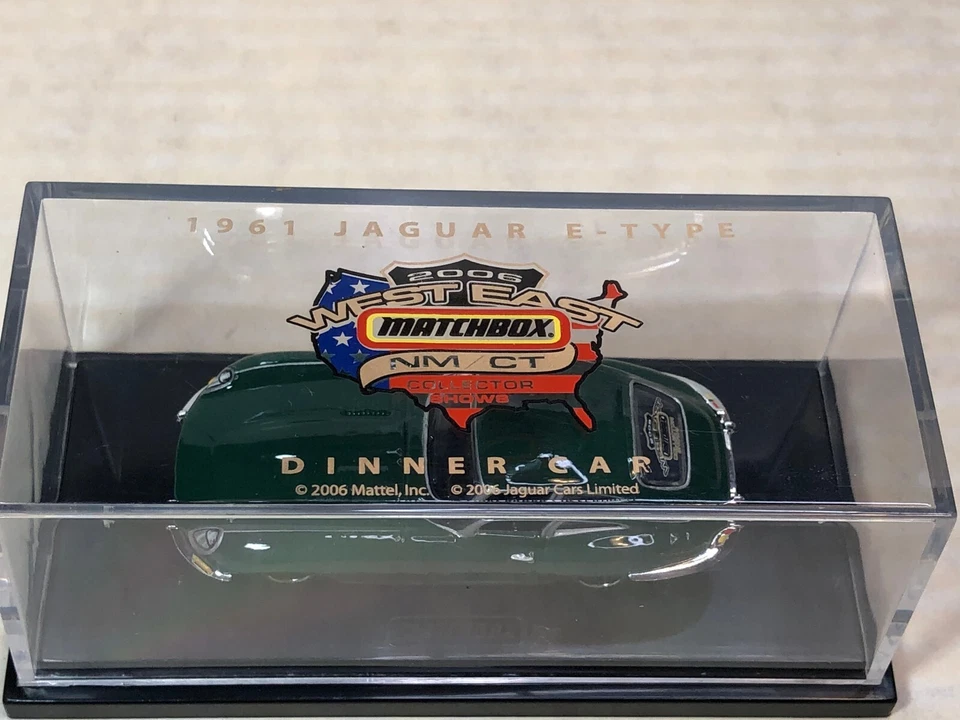 MATCHBOX 1961 JAGUAR E-TYPE 2006 WEST-EAST COLECCIONISTA SHOW CASI NUEVO/CT CENA COCHE RARO Foto 2 de 4