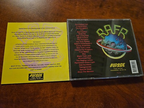 nm! 1995 FLIPSIDE RAFR COMPILATION 24 TRACKS FLIP 69 ALT INDIE PUNK ROCK - Picture 2 of 10