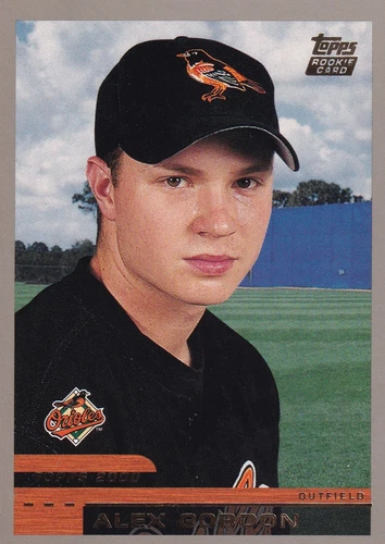 2000 Topps #T21 Alex Gordon MLB Baltimore Orioles Rookie Card