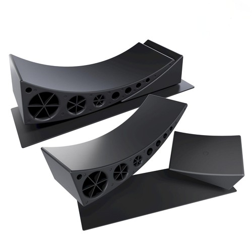 2Pk Camper Leveler Ramps Leveling Blocks Wheel Chock 35000 lbs For Trailer RV - 第 1/20 張圖片
