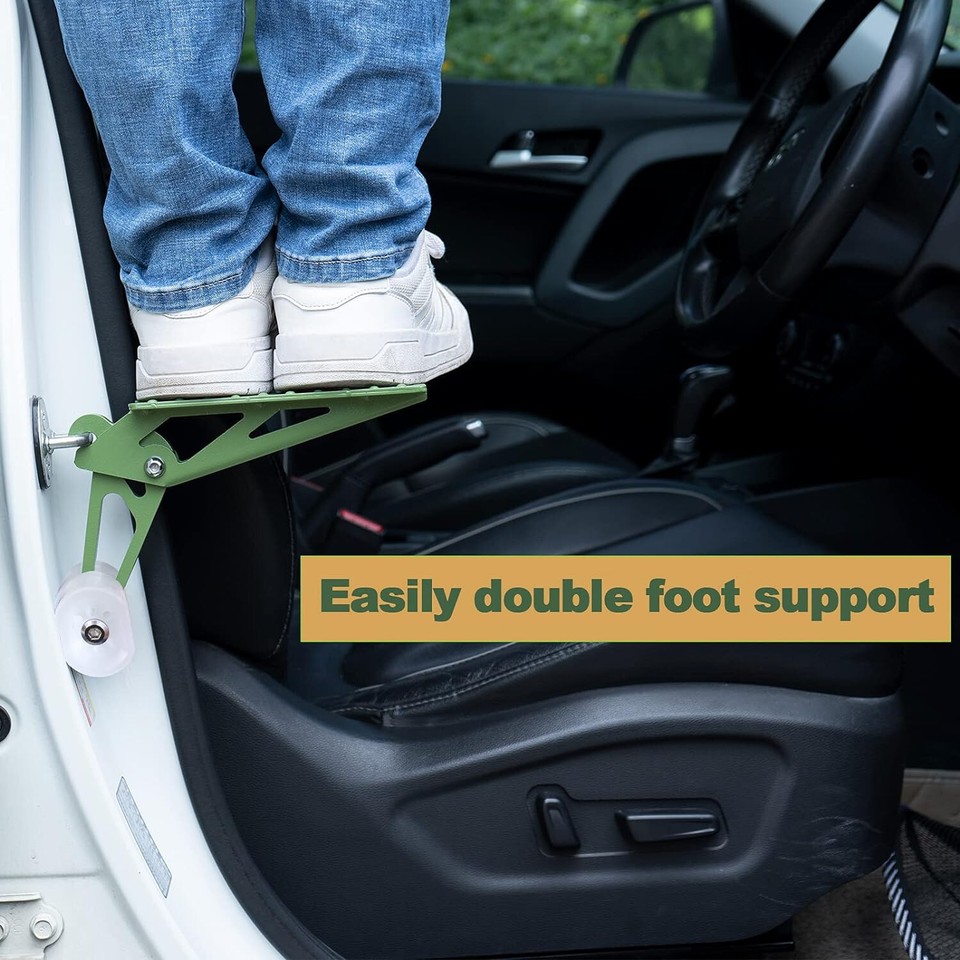 Foldable Car Door Step, Universal Car Door Step Support Both Feet, Max ...