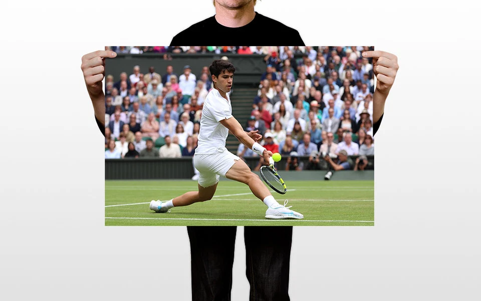 Pared de Partido Final Campeón de Tenis de España Carlos Alcaraz - PÓSTER 20"x30" Foto 3 de 3