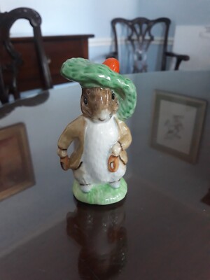 Royal Albert England Benjamin Bunny Beatrix Potter Figurine F. Warne & Co.  1989