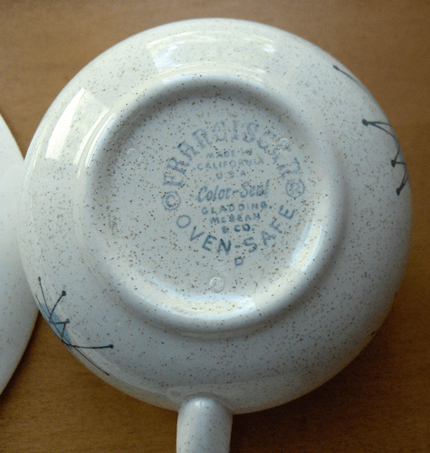 Franciscan Starburst Atomic 4 cups & saucers~Space Age~Midcentury Modern~Mint - Picture 7 of 11