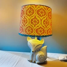 Levtex Baby Fiona Lamp Base and Shade - Fox Lamp Baby Girl Southwestern