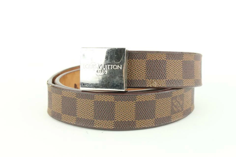 Louis Vuitton 75 30 Damier Ebene Ceinture 3LV325V eBay