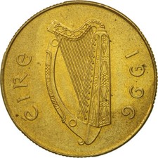 #523855 IRELAND REPUBLIC, 20 Pence, 1996, SS, Nickel-Bronze, KM:25
