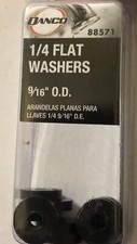 Danco 88571 1/4 Inch Outside Diameter Faucet Washers Flat 10 Piece New
