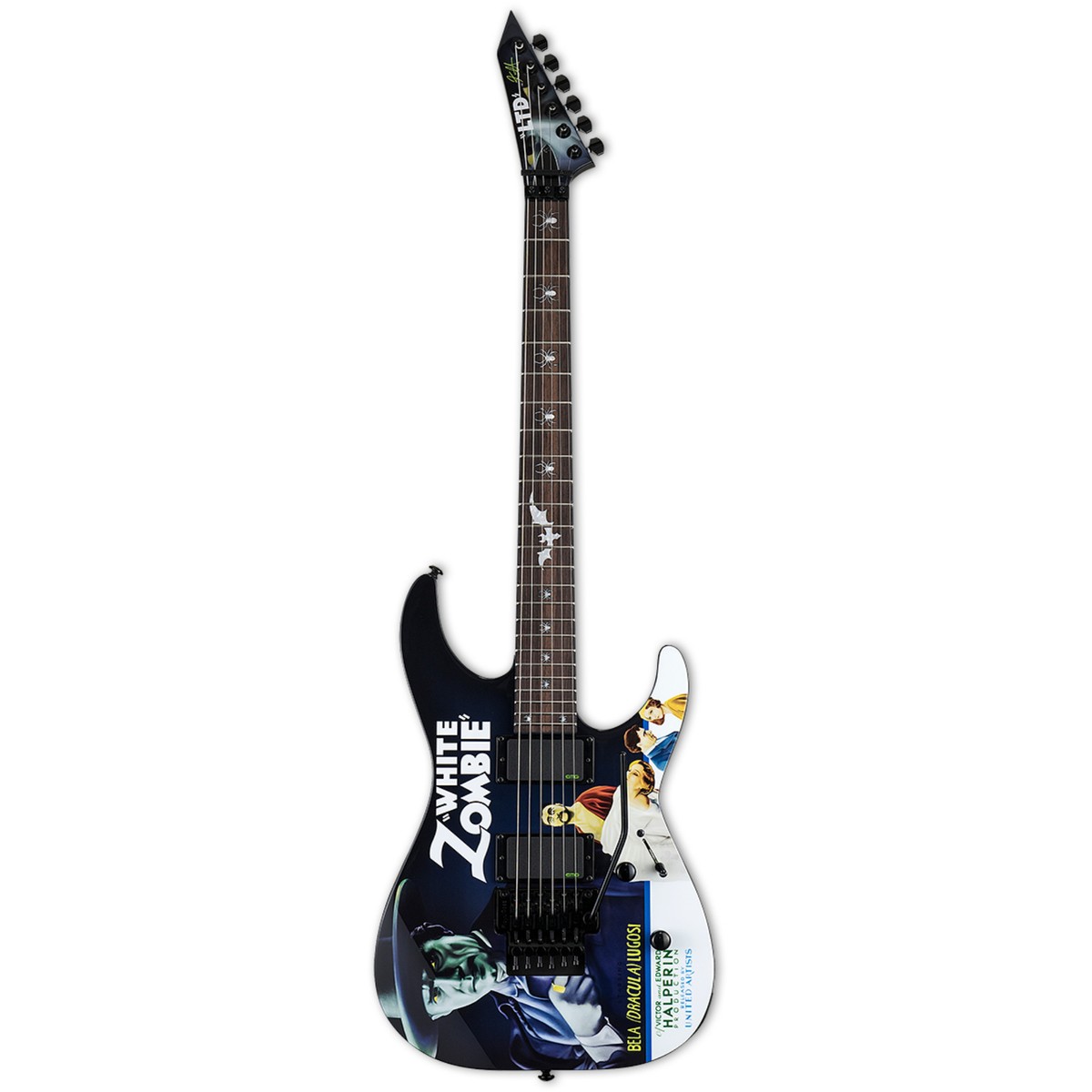 ESP LTD KH-WZ White Zombie Kirk Hammett Sig E/G, Ebony FB, White Zombie Graphic 840248003025 | eBay ESP LTD KH-WZ White Zombie Kirk Hammett Sig E/G, Ebony FB, White Zombie Graphic 840248003025 | eBay