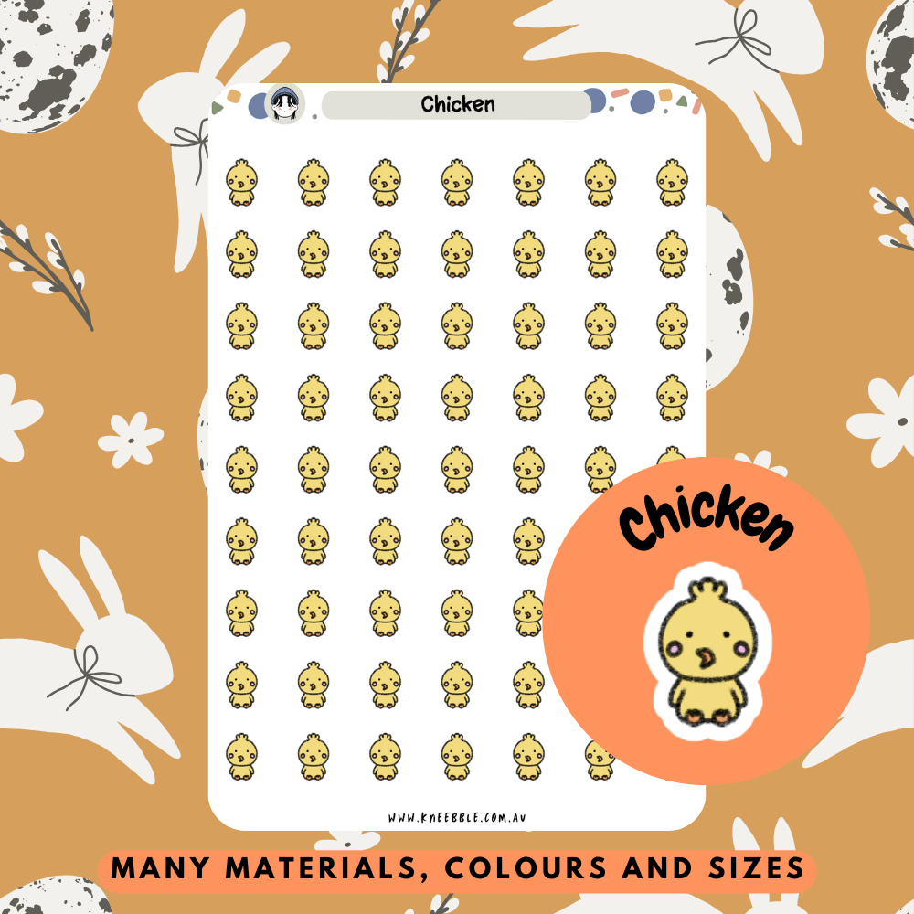 Chicken Planner Stickers