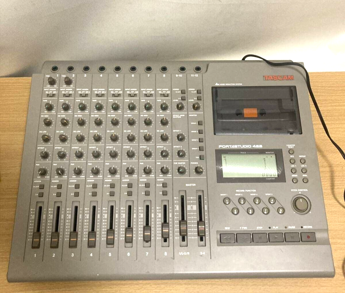 Tascam Portastudio 488 8Track Multitrack Cassette Tape Recorder
