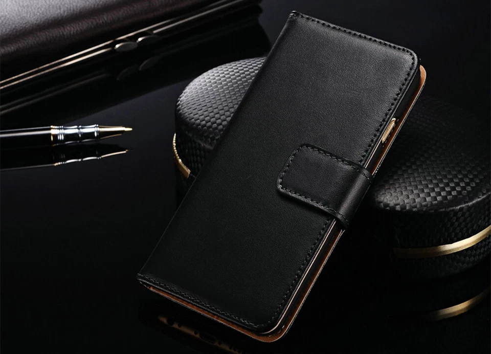 Case For iPhone 16 Pro Max 15 14 11 13 12 Mini 7PlusXR Leather Flip Wallet Cover - Image 3 of 4